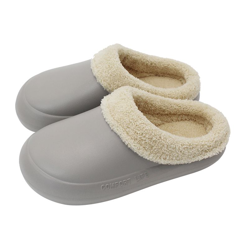 Pantuflas de piel sintética