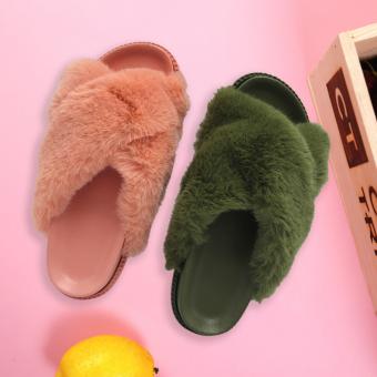 Faux Fur Slippers